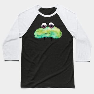 Puffy Green Bean Monster Baseball T-Shirt